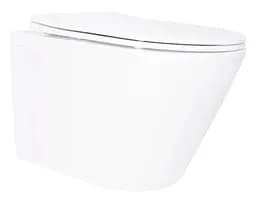 Унитаз подвесной Qtap Swan Ultra Quiet White, с сиденьем Slim Duroplast/Soft-close/Quick Release QT16335180W