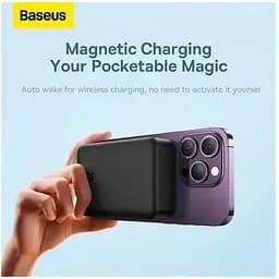 Зовнішній магнітний аккумулятор Baseus Magnetic Mini Wireless 20000mAh 20w (P10022102112-01) - мініатюра 7