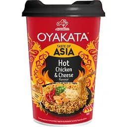 Локшина швидкого приготування Oyakata Yakisoba Hot Chicken & Cheese 97 г