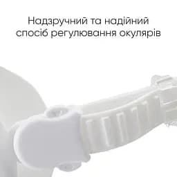 Маска для плавання Renvo Kariba Уні Anti-fog чорний, білий OSFM (2SM100-03) - мініатюра 5