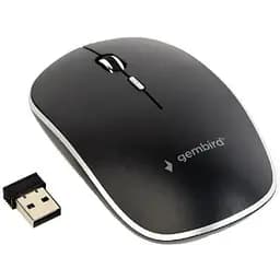 Миша Gembird MUSW-4B-01 бездротова чорний dpi 1600 USB 2xAAА (MUSW-4B-01)