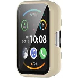 Чохол-накладка DK CDK Пластик Gloss Скло Full Cover для Oppo Watch Free (016318) (ivory)