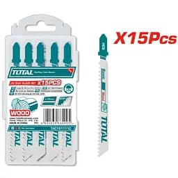 Полотно для лобзика Total дерево 100 мм 15 шт. (TAC151111C)