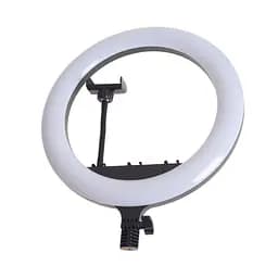 Кільцева лампа блогера Brille з 3 тримачами LED 24W CCT 36 см (TE-053) - мініатюра 2
