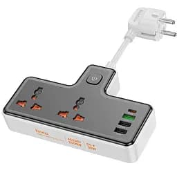 МЗП Hoco AC12A Reise (PD30W/1C3A) +Socket Black