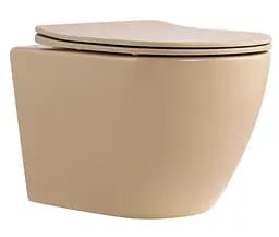 Унитаз подвесной Qtap Robin Ultra Quiet, с сиденьем Slim Duroplast/Soft-close/Quick relase QT13332381АSSB