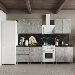 Кухня модульная MebelStar Нео 1,2 м Бетон (MBS-4208)