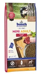 Сухий корм Bosch HPC Adult Mini для дорослих собак маленьких порід з ягням 15 кг