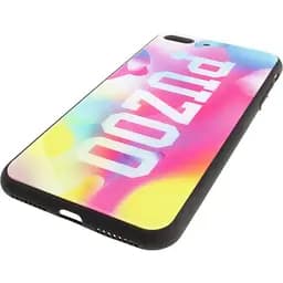 Чохол-накладка PUZOO Glass Printing with TPU Visions iPhone 7 Plus /8 Plus Pink - мініатюра 4