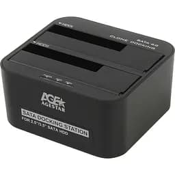 Док-станція AgeStar 3UBT6 для 2xHDD/SSD 2.5"/3.5" SATA USB 3.0 black (3UBT6-6G)
