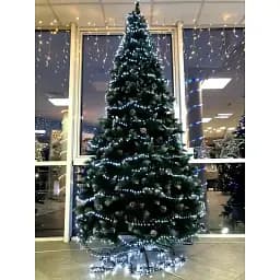 Сосна штучна Triumph Tree Forest Pittsburgh зелена з ефектом покриття інеєм та шишками 2.15 м - мініатюра 6