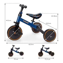 Дитячий велосипед Kidwell Pico 3 в 1 plane (5901130090) - мініатюра 9