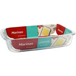 Деко прямокутне Marinex з жароміцного скла з ручками 3.7 л (6537)