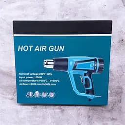 Фен промисловий Hot Air Gun 1600 W 4 насадки X512 - мініатюра 2