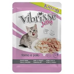 Пауч Vibrisse тунець/курка в желе для кошенят всіх порід 70 г