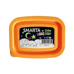 Пластика самозастигаюча Біла Glow in Dark 50 г Smarta