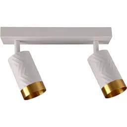 Светильник поворотный спот Goldlux 323606 Arras GU10 2x10W IP20 Белый