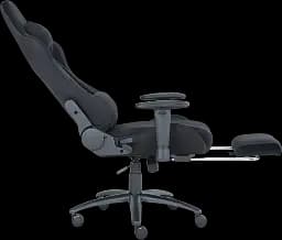 Геймерське крісло GT Racer чорне (X-2534-F Fabric Black) - мініатюра 6