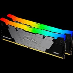 Оперативна пам'ять Kingston Fury 64GB (2x32GB) DDR4 3200MHz Renegade RGB (KF432C16RB2AK2/64)