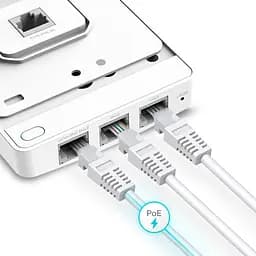 TP-Link Точка доступу EAP615 WALL AX1800 in 1xGE out 3xGE PoE MU-MIMO - мініатюра 4