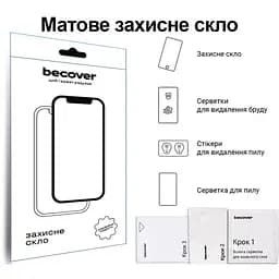 Скло захисне BeCover Matte Anti-Glare Samsung Galaxy Tab S10 Lite SM-X400/406 10.9" (713819) - мініатюра 4
