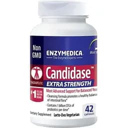 Натуральна добавка Enzymedica Candidase Extra Strength, 42 капсул