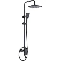 Душовя система Rea Hass з виливом black REA-B9968, Чорний