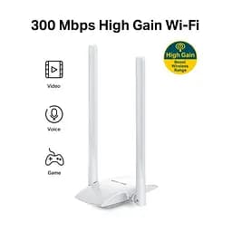 Бездротовий USB-адаптер 300 М біт/с, MW300UH - мініатюра 3