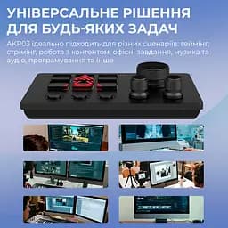 Контролер для стримінгу Ajazz AKP03E USB Black (AKP03E-B) - мініатюра 13