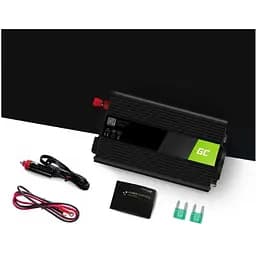 Перетворювач напруги інвертор Green Cell 12V на 230V 300W/600W Чистий синус (INV05DE) - мініатюра 5