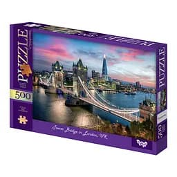 Пазли 500 елементів, серія 15 Tower Bridge in London,UK DANKO TOYS С500-15-08