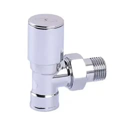 Кран вентильний кутовий з американкою Solomon 1/2″ chrom 1845 000002161 - мініатюра 2