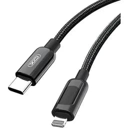 Кабель XO NB-Q203A Digital display data Lightning cable 20W Черный