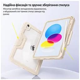 Чохол до планшета BeCover Rugged Origami Transparent Apple iPad 10.9" (2022/2024) / iPad (A16) 2025 11" Beige (714970) - мініатюра 5