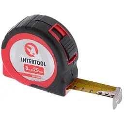 Рулетка измерительная Intertool 8 м х 25 мм автостоп