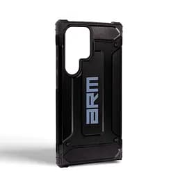 Чехол для Samsung Galaxy S24 Ultra 5G (SM-S928), Panzer, черный, противоударный, бронированный, милитари, панель-накладка, защита всего корпуса, защита дисплея и камеры, термополиуретан (TPU) + поликарбонат (PC), ArmorStandart (ARM75616) - мініатюра 2