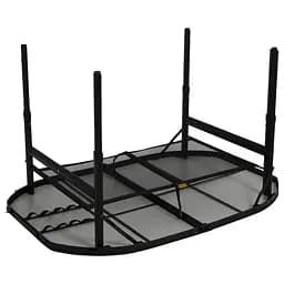 Складний стіл Bo-Camp Northgate Oval 120x80 cm Black/Grey (1404187), Сірий - мініатюра 2