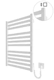 Электрический полотенцесушитель HF Oxford 770x530 white matte 6.1.0201.06.WM, Белый матовый, универсальное (коннектор), Электронный