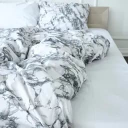 Простирадло MirSon Бязь 17-4812 Lausanne 180x220 см біле (2200009017773)