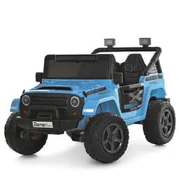 Дитячий електромобіль джип 24V7Ah 4x45W EVA шкіра Bluetooth синій (M 6287EBLR-4 24V)