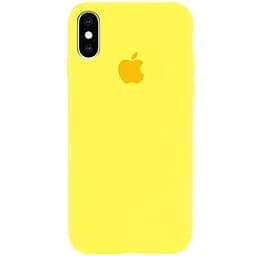 Чохол Epik Silicone Case Full Protective AA для Apple iPhone X/XS 5.8 Жовтий/Yellow