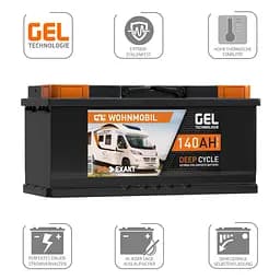 Акумулятор гелевий EXAKT 140Аh / 12V GEL - мініатюра 2