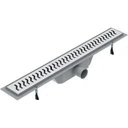 Душевой канал Volle с решеткой Волна 700 мм 90-22-703