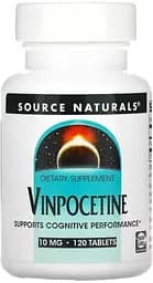 Натуральная добавка Source Naturals Vinpocetine 10 mg, 120 таблеток