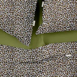 Комплект постільної білизни Cosas Leopard CS1 Полуторний бежевий (LeopardPattern_74Avocado_160) - мініатюра 3