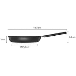 Сковорода Fiskars Hard Face 26 см (1075459) - мініатюра 5