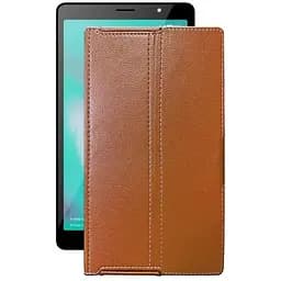 Чохол StatusCASE з екошкіри для планшету Tecno Tab P704a 4G Коричневий