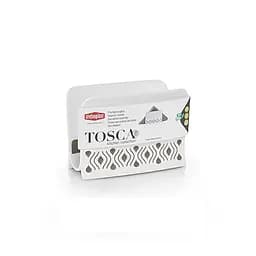 Серветниця TOSCA біло-сіра (55350)