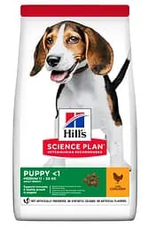 Сухой корм для щенков средних пород Hill's Science Plan Puppy Medium с курицей - 14 кг (604352) (52742025728)
