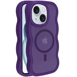 Чохол Epik TPU+PC Undine with MagSafe для Apple iPhone 15, 6.1 Purple